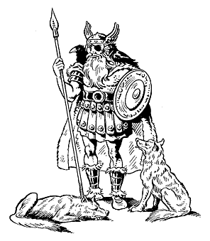 Odin met speer